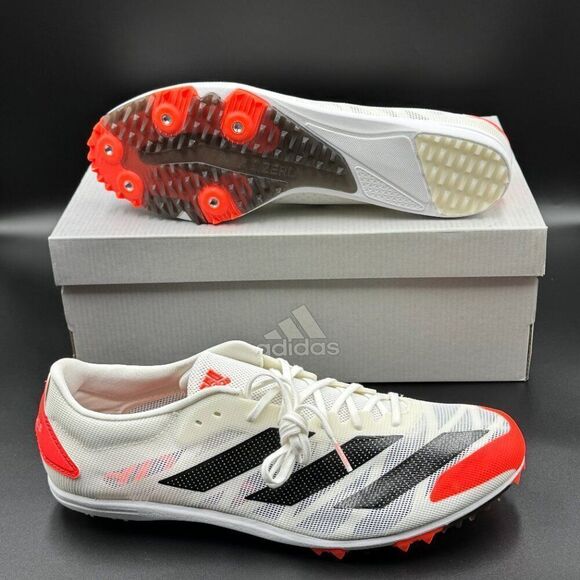 Adidas Adizero XCS 'White Solar Red' Track shoes - Picture 8 of 10